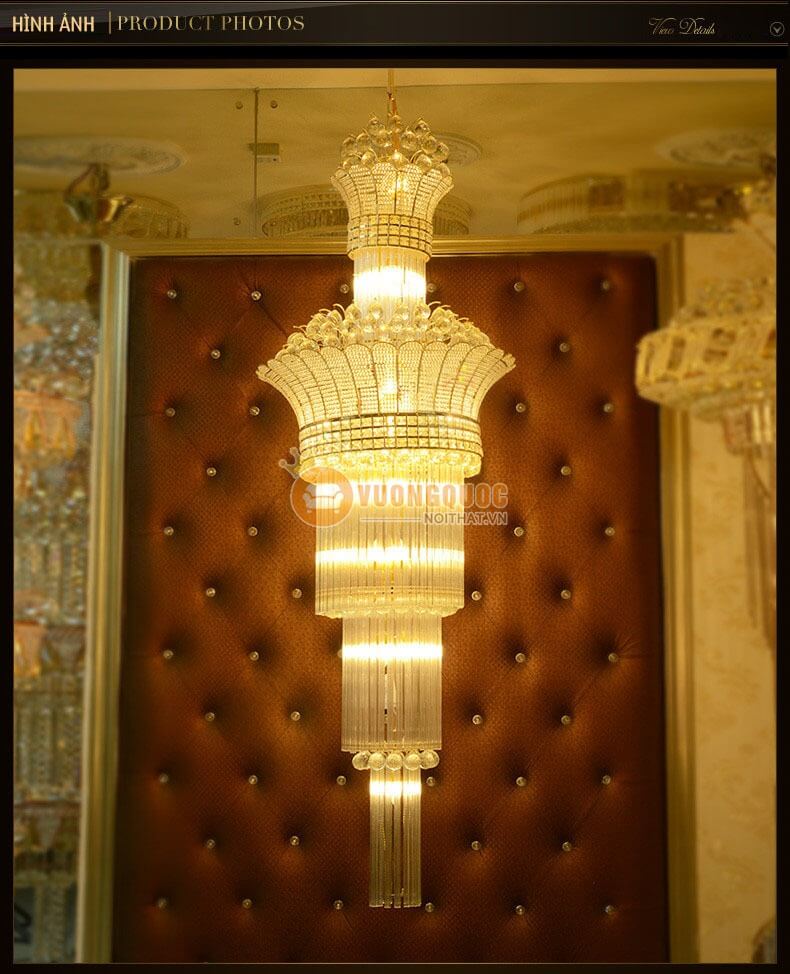 Đèn chùm pha lê tròn phong cách châu âu CM178-9